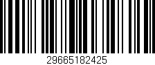 Código de barras (EAN, GTIN, SKU, ISBN): '29665182425'