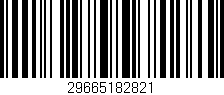 Código de barras (EAN, GTIN, SKU, ISBN): '29665182821'