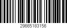 Código de barras (EAN, GTIN, SKU, ISBN): '29665183156'