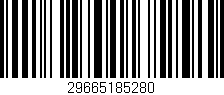 Código de barras (EAN, GTIN, SKU, ISBN): '29665185280'