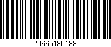 Código de barras (EAN, GTIN, SKU, ISBN): '29665186188'