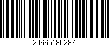 Código de barras (EAN, GTIN, SKU, ISBN): '29665186287'