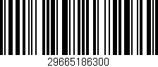 Código de barras (EAN, GTIN, SKU, ISBN): '29665186300'