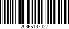 Código de barras (EAN, GTIN, SKU, ISBN): '29665187932'