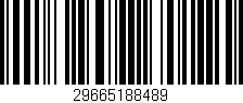 Código de barras (EAN, GTIN, SKU, ISBN): '29665188489'