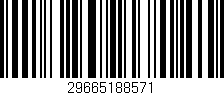Código de barras (EAN, GTIN, SKU, ISBN): '29665188571'