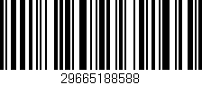 Código de barras (EAN, GTIN, SKU, ISBN): '29665188588'