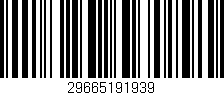 Código de barras (EAN, GTIN, SKU, ISBN): '29665191939'