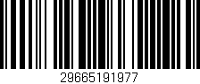 Código de barras (EAN, GTIN, SKU, ISBN): '29665191977'