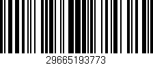 Código de barras (EAN, GTIN, SKU, ISBN): '29665193773'