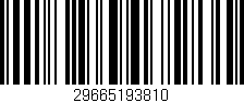 Código de barras (EAN, GTIN, SKU, ISBN): '29665193810'