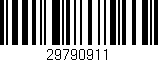 Código de barras (EAN, GTIN, SKU, ISBN): '29790911'
