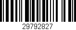 Código de barras (EAN, GTIN, SKU, ISBN): '29792827'