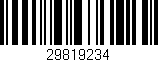 Código de barras (EAN, GTIN, SKU, ISBN): '29819234'