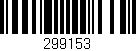 Código de barras (EAN, GTIN, SKU, ISBN): '299153'