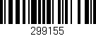 Código de barras (EAN, GTIN, SKU, ISBN): '299155'