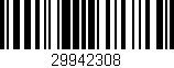 Código de barras (EAN, GTIN, SKU, ISBN): '29942308'