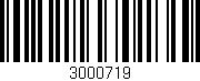 Código de barras (EAN, GTIN, SKU, ISBN): '3000719'