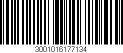 Código de barras (EAN, GTIN, SKU, ISBN): '3001016177134'