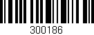 Código de barras (EAN, GTIN, SKU, ISBN): '300186'