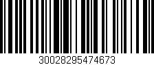 Código de barras (EAN, GTIN, SKU, ISBN): '30028295474673'