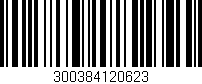 Código de barras (EAN, GTIN, SKU, ISBN): '300384120623'