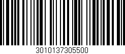 Código de barras (EAN, GTIN, SKU, ISBN): '3010137305500'