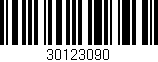 Código de barras (EAN, GTIN, SKU, ISBN): '30123090'