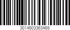 Código de barras (EAN, GTIN, SKU, ISBN): '3014603363469'