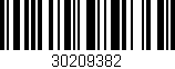 Código de barras (EAN, GTIN, SKU, ISBN): '30209382'