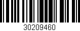 Código de barras (EAN, GTIN, SKU, ISBN): '30209460'