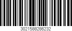 Código de barras (EAN, GTIN, SKU, ISBN): '3021588286232'