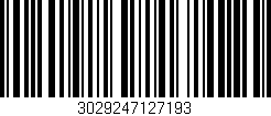 Código de barras (EAN, GTIN, SKU, ISBN): '3029247127193'