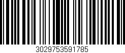 Código de barras (EAN, GTIN, SKU, ISBN): '3029753591785'