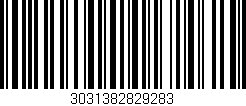 Código de barras (EAN, GTIN, SKU, ISBN): '3031382829283'