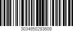 Código de barras (EAN, GTIN, SKU, ISBN): '3034850293609'