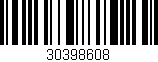Código de barras (EAN, GTIN, SKU, ISBN): '30398608'