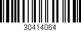 Código de barras (EAN, GTIN, SKU, ISBN): '30414064'