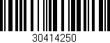 Código de barras (EAN, GTIN, SKU, ISBN): '30414250'