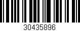 Código de barras (EAN, GTIN, SKU, ISBN): '30435896'