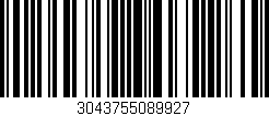 Código de barras (EAN, GTIN, SKU, ISBN): '3043755089927'