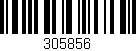 Código de barras (EAN, GTIN, SKU, ISBN): '305856'