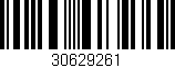 Código de barras (EAN, GTIN, SKU, ISBN): '30629261'