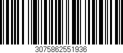 Código de barras (EAN, GTIN, SKU, ISBN): '3075862551936'