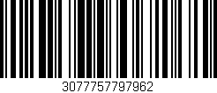 Código de barras (EAN, GTIN, SKU, ISBN): '3077757797962'