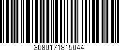 Código de barras (EAN, GTIN, SKU, ISBN): '3080171815044'