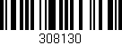 Código de barras (EAN, GTIN, SKU, ISBN): '308130'