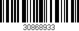 Código de barras (EAN, GTIN, SKU, ISBN): '30868933'