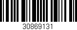 Código de barras (EAN, GTIN, SKU, ISBN): '30869131'