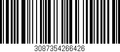 Código de barras (EAN, GTIN, SKU, ISBN): '3087354266426'